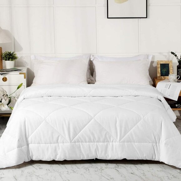 Luxurious 100% Cotton Comforter - Reversible & Lightweight for All Seasons